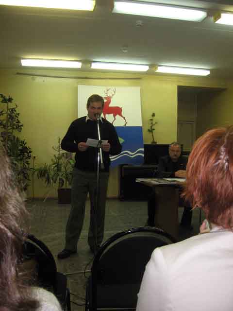 Олег Захаров на Презентации журнала «Невский альманах» в Кстово