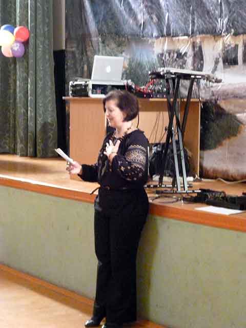 Елена Чапина на празднике «Дорогая Родина»
