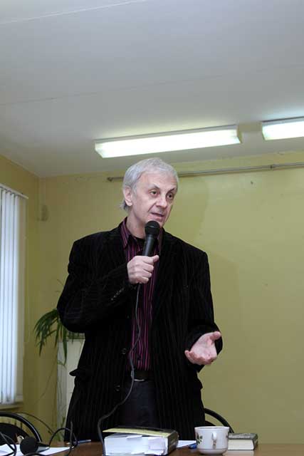 Геннадий Красников на презентации в Кстове