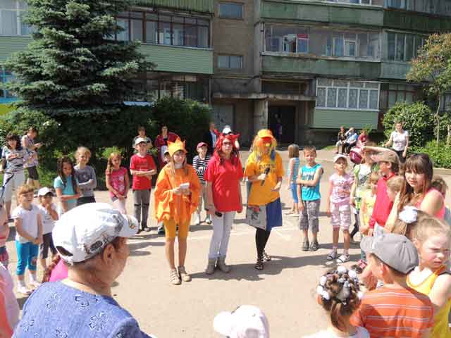 Театрализованное представление к Дню защиты детей в Работкинской детской библиотеке