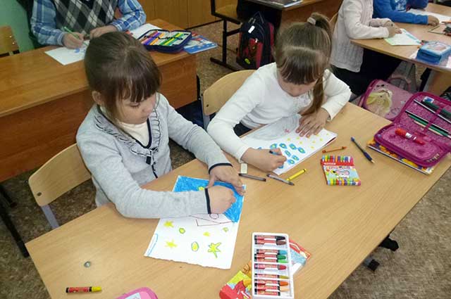 Конкурс рисунков в Запрудновской сельской библиотеке-филиале № 14