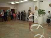 Выступление гимнасток на «Библионочи» в городе Кстово