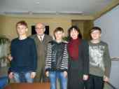 Сергей Чуянов со студентами Кстовского нефтяного техникума