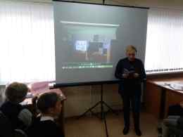 М.В. Прудченко читает стихотворение Ольги Косовой